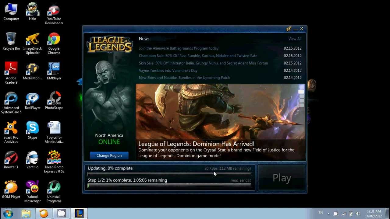 League Of Legends Update Patch Download